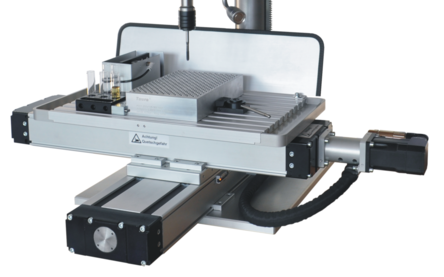 Coordinate table for the Tauro Tribometer to carry out fully automatic test series