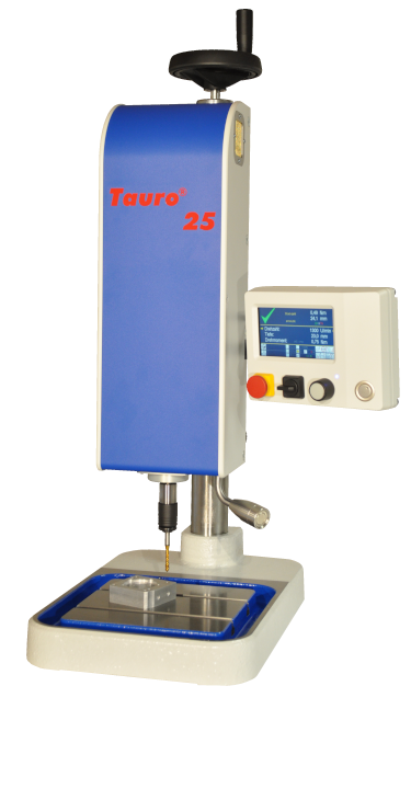 Tauro 25 thread tapping machine for standalone usage or thanks to its modular design as part of an automation.